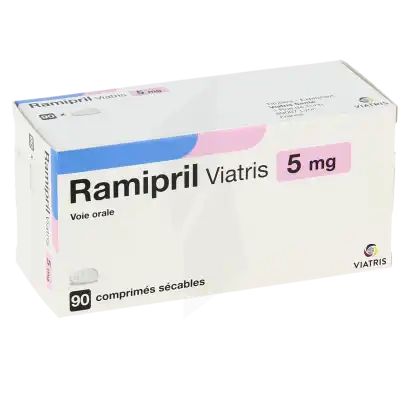 Ramipril Viatris 5 Mg, Comprimé Sécable à SAINT-PRIEST