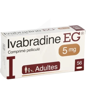 Ivabradine Eg 5 Mg, Comprimé Pelliculé