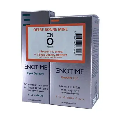 Enotime Booster C10 Sérum Anti-oxydant Fl Pompe Airless/15ml + Eyes Density à Paris