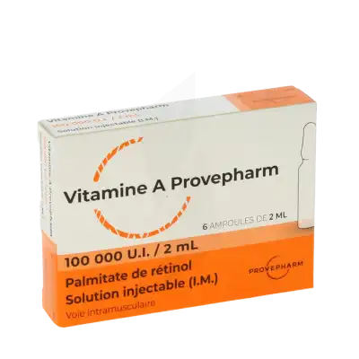 Vitamine A Provepharm 100 000 U.i./2 Ml, Solution Injectable (i.m.) à Vaulx-en-Velin