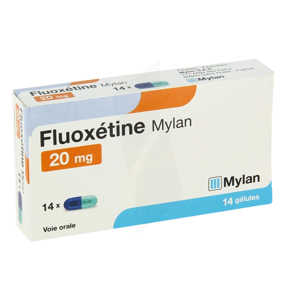 Fluoxetine Viatris 20 Mg, Gélule