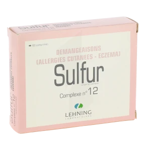 Sulfur Complexe N°12, Comprimé Sublingual