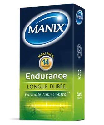 Manix Endurance Préservatif Avec Réservoir Lubrifié B/14 à Bordeaux