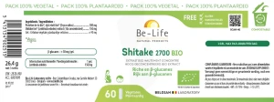Be-life Shitake Bio Gélules B/60