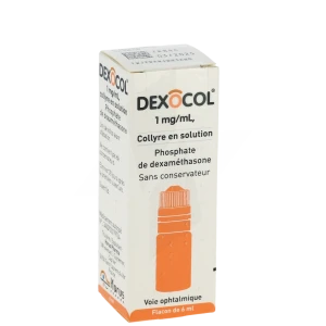 Dexocol 1 Mg/ml, Collyre En Solution