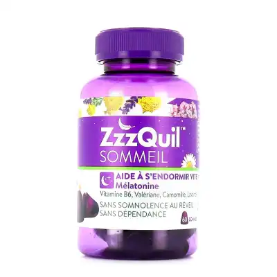 ZZZQUIL SOMMEIL Gommes Pot/60