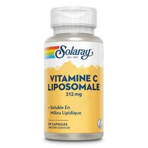 Solaray Vitamine C Liposomale 212mg Capsules B/60
