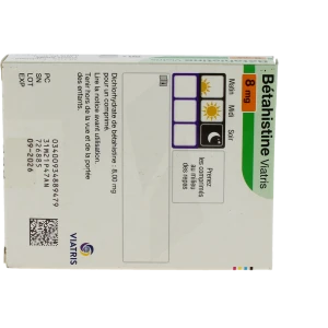Betahistine Viatris 8 Mg, Comprimé
