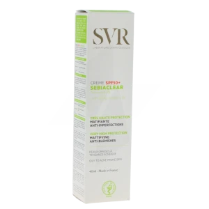 Svr Sebiaclear Crème Spf50 + 40 Ml