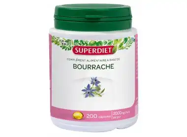 Superdiet Huile de Bourrache Bio Caps B/200