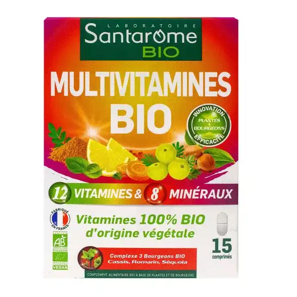 Santarome Bio Multivitamines Cpr B/15
