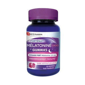 Forte Pharma Fortenuit Mélatonine 1900 Gummies Gomme Pot/30