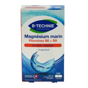 Aquatechnie Magnésium Marin B6 Gél B/40