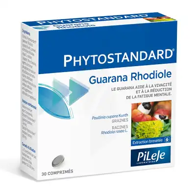 Pileje Phytostandard - Guarana / Rhodiole 30 Comprimés à Bassens