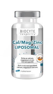 Biocyte Calcium/magnésium/zinc Liposomal Gélules B/60