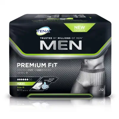 Tena Men Premium Fit Protection Urinaire Niveau 4 M Sachet/12 à LA TREMBLADE