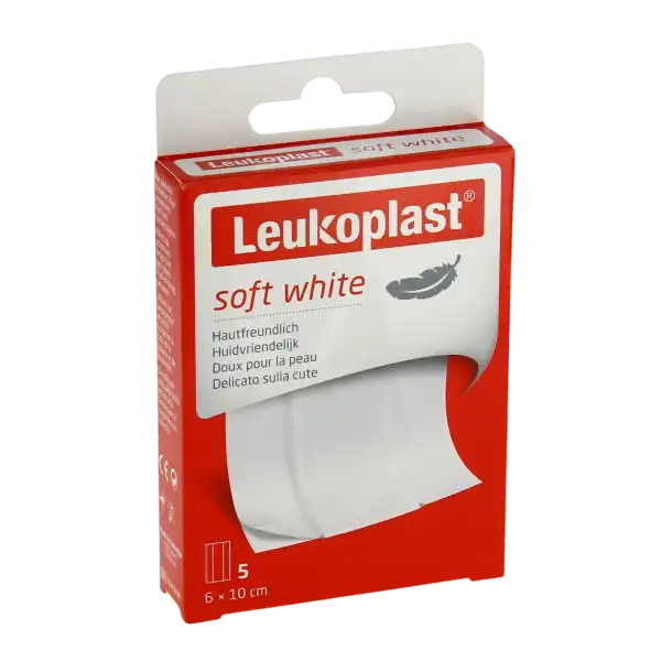 Leukoplast Soft White Pansement à Découper 6x10cm B/5