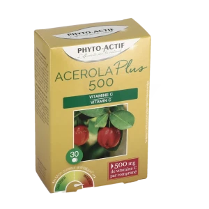 Phyto-actif Acérola Plus 500 30 Comprimés