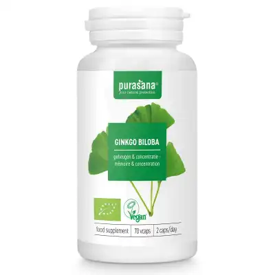 Purasana Ginkgo Biloba 250mg Gélules B/70 à BRIÉ-ET-ANGONNES