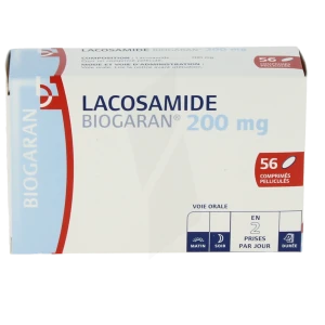 Lacosamide Biogaran 200 Mg, Comprimé Pelliculé