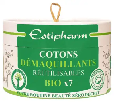 Estipharm Coton Démaq Réutilisable Bio B/7 à HEROUVILLE ST CLAIR