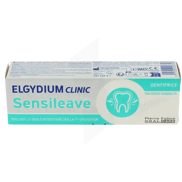 Elgydium Clinic Sensileave Dentifrice Sensibilité Dentaire T/50ml