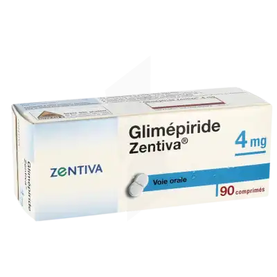 Glimepiride Zentiva 4 Mg, Comprimé à Bordeaux