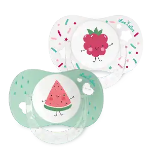 Sucettes LEL Duo été +18m Anatomique Pastèque/Framboise