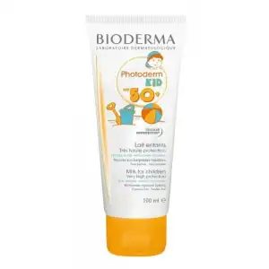 Acheter Bioderma PHOTODERM KID SPF50+ Lait coloré sans octocrylène T/100ml à Angers