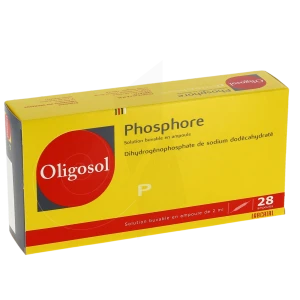 Phosphore Oligosol, Solution Buvable En Ampoule