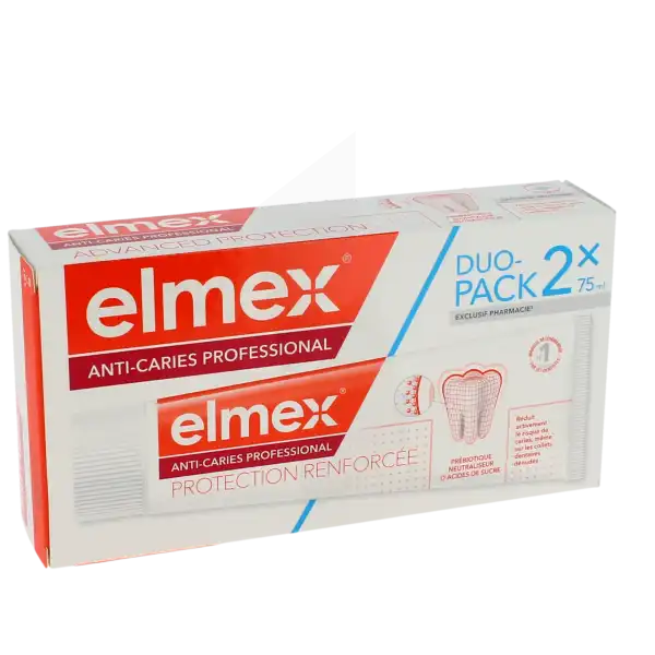 Elmex Dentifrice Anti-caries Professional Protection Renforcée 2t/75ml