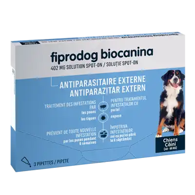 Fiprodog Biocanina 402 Mg Solution Spot-on Pour Tres Grands Chiens, Solution Pour Spot-on à MONSWILLER