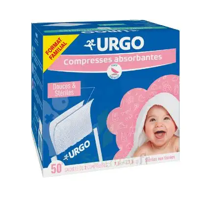 Urgo Compresses Famille Et Nourrisson 7,5x7,5cm B/50