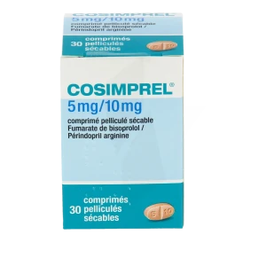 Cosimprel 5 Mg/10 Mg Comprimé Pelliculé Sécable