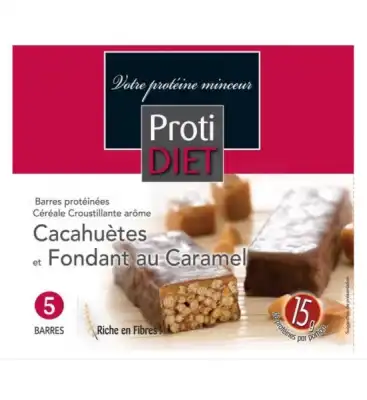 Protidiet Barres Céréales Cacahuète/caramel B/5 à SAINT-PRIEST