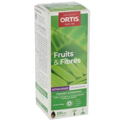 Ortis Fruits & Fibres Action Douce Sirop Fl/250ml à MONSWILLER