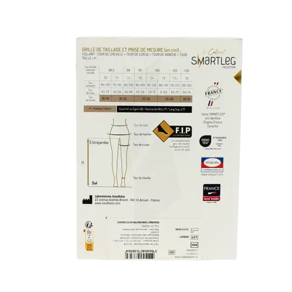 Smartleg 2 Collant Compression Pois T3n