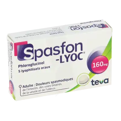 Spasfon Lyoc 160 Mg, Lyophilisat Oral à LA-RIVIERE-DE-CORPS