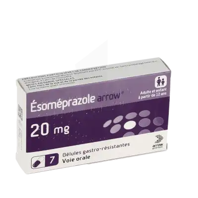 Esomeprazole Arrow 20 Mg, Gélule Gastro-résistante à Casteljaloux