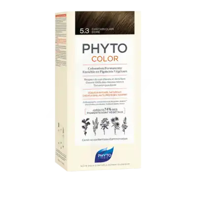 Phytocolor Kit Coloration Permanente 5.3 Châtain Clair Doré à BIGANOS