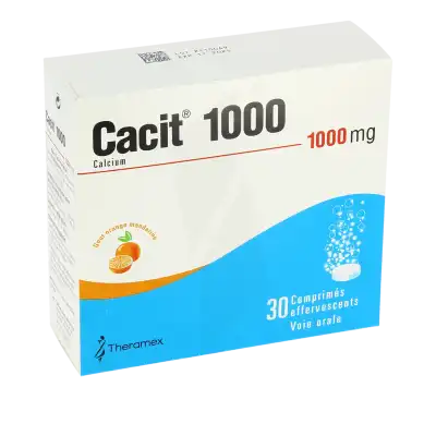 Cacit 1000 Mg, Comprimé Effervescent à Bassens