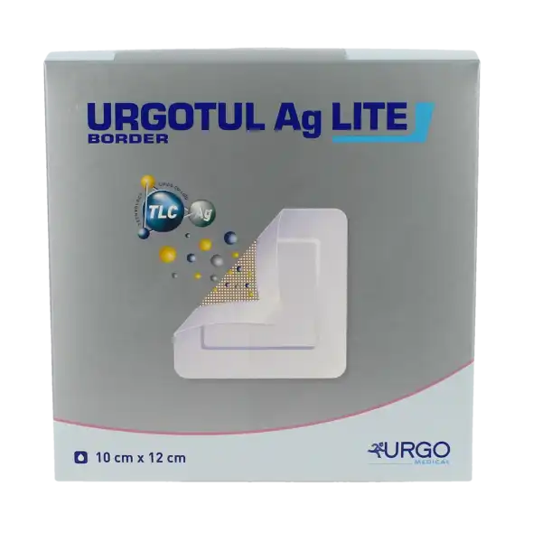 Urgotul Ag Lite Border, 10 Cm X 12 Cm , Bt 16