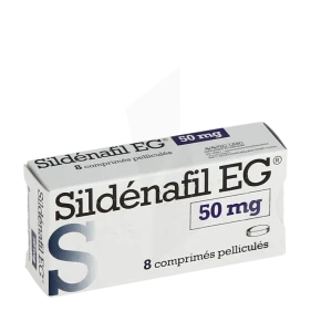 Sildenafil Eg 50 Mg, Comprimé Pelliculé