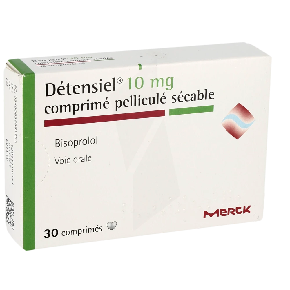 Detensiel 10 Mg, Comprimé Pelliculé Sécable