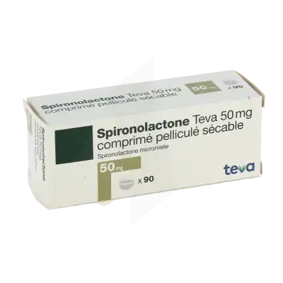 Spironolactone Teva 50 Mg, Comprimé Pelliculé Sécable à TOULOUSE