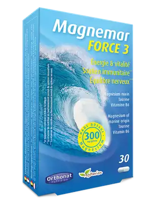 Orthonat Nutrition - Magnemar Force 3 - 30 Gélules