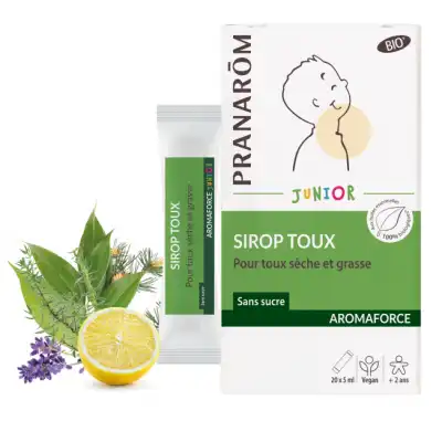 Aromaforce Junior Sirop Toux Bio 20unidoses/5ml à SEYNOD