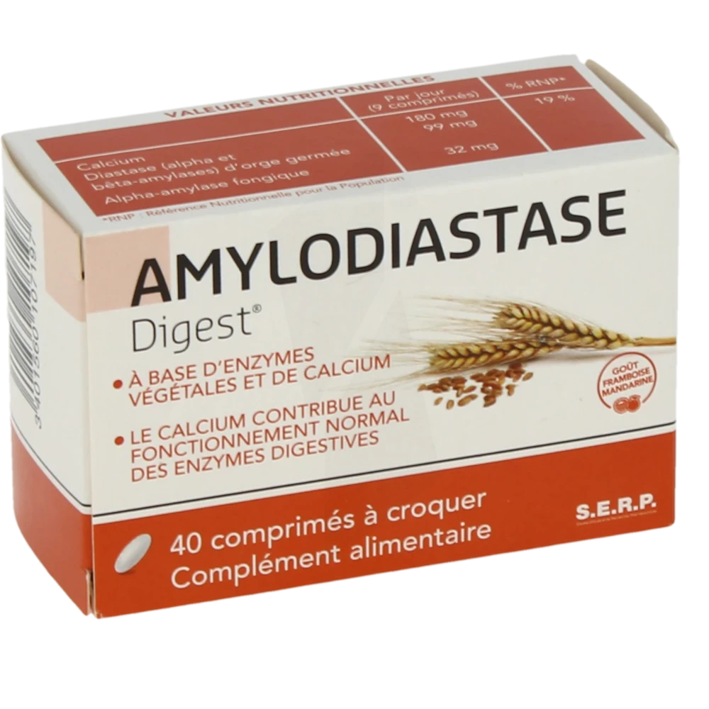 Amylodiastasedigest Cpr à Croquer Framboise Mandarine B/40