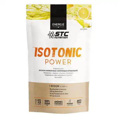 Stc Nutrition Isotonic Power Préparation Pour Boisson énergétique Citron Pot/525g à CHAMPAGNOLE