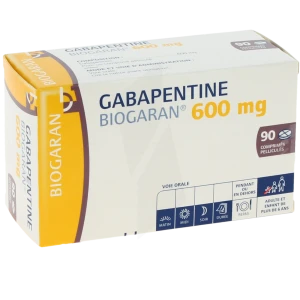 Gabapentine Biogaran 600 Mg, Comprimé Pelliculé